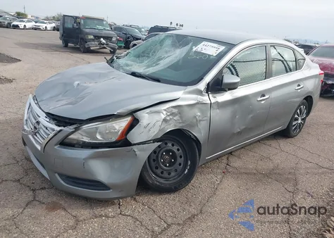2013 Nissan Sentra S z USA, uszkodzony, nr VIN 3N1AB7AP1DL772022